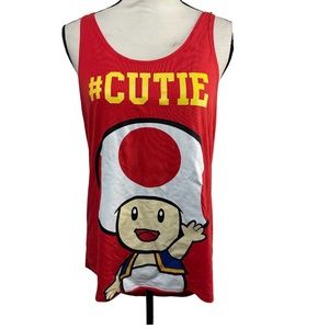 Super Mario Toad tank top Sz XL
